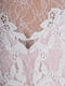Платье-футляр с кружевной отделкой розовое | 6441099 | фото 4