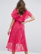 Платье А-силуэта розовое | 6441107 | фото 2
