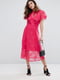Платье А-силуэта розовое | 6441107 | фото 3