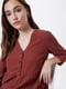 Блуза темно-красная | 6441112 | фото 3