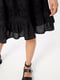 Платье А-силуэта черное | 6441147 | фото 3
