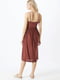 Сукня А-силуету коричнева | 6441153 | фото 2
