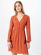 Платье А-силуэта оранжевое | 6441162 | фото 4