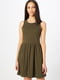 Сукня А-силуету зелена | 6441190 | фото 3
