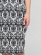 Сукня-футляр чорно-біла з візерунком | 6441191 | фото 4