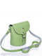 Зелена шкіряна сумка | 6441268 | фото 2