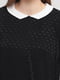 Блуза черная с принтом | 6441276 | фото 4