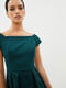 Платье А-силуэта зеленое | 6441278 | фото 3