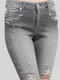 Демисезонные скинни укороченные джинсы | 6441343 | фото 4