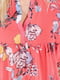 Платье А-силуэта в цветочный принт | 6441353 | фото 3