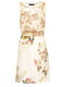 Міні-сукня з круглим вирізом у квітковий принт | 6441575 | фото 3
