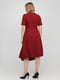 Платье А-силуэта красное | 6441594 | фото 2