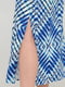 Платье А-силуэта с геометрическим узором | 6441707 | фото 4