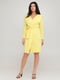Сукня А-силуету жовта | 6441931