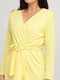 Сукня А-силуету жовта | 6441931 | фото 3