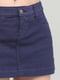 Джинсовая юбка фиолетовая | 6442087 | фото 4