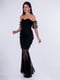 Вечернее платье черное | 6442345 | фото 5