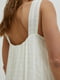 Платье А-силуэта белое | 6442405 | фото 5