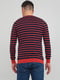 Пуловер красный в полоску | 6442508 | фото 2