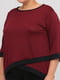 Блуза бордовая | 6442524 | фото 3