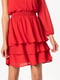Платье А-силуэта красное | 6442591 | фото 3