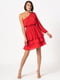 Платье А-силуэта красное | 6442591 | фото 6