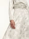 Сукня А-силуету срібляста з візерунком | 6442762 | фото 3