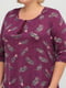Блуза фиолетовая с принтом | 6442792 | фото 3