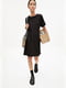 Платье А-силуэта черное | 6442794 | фото 4