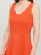 Сукня А-силуету помаранчева | 6442801 | фото 3