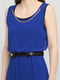 Сукня А-силуету синя | 6442815 | фото 3