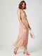 Платье А-силуэта розовое в цветочный принт | 6442933 | фото 3