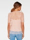 Блуза рожева мереживна | 6443289 | фото 2