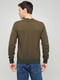 Пуловер оливкового цвета | 6443587 | фото 2