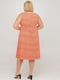 Платье оранжевое с геометрическим узором | 6443646 | фото 2