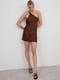 Платье коричневое | 6443663 | фото 7