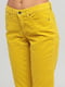 Штани прямі жовті | 6443684 | фото 3