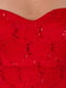 Сукня з відкритими плечима червона | 6443805 | фото 3