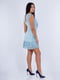 Сукня мереживна блакитна | 6443956 | фото 2