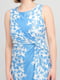 Сукня блакитна з принтом | 6444159 | фото 3