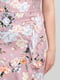 Сукня рожева з квітковим принтом | 6444184 | фото 4
