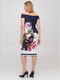 Платье фиолетовое с цветочным принтом | 6444191 | фото 2