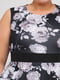 Сукня чорна з квітковим принтом | 6444198 | фото 4