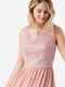 Платье коктейльное розовое | 6444580 | фото 3