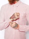 Рубашка розовая в полоску | 6444684 | фото 2