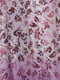 Сукня фіолетова з квітковим принтом шовкова | 6444934 | фото 4