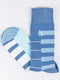Шкарпетки блакитні в смужку | 6444973 | фото 2
