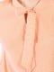 Блуза абрикосового кольору в клітину | 6445008 | фото 4