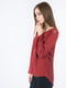 Блуза бордовая | 6445025 | фото 2
