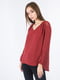 Блуза бордовая | 6445025 | фото 3